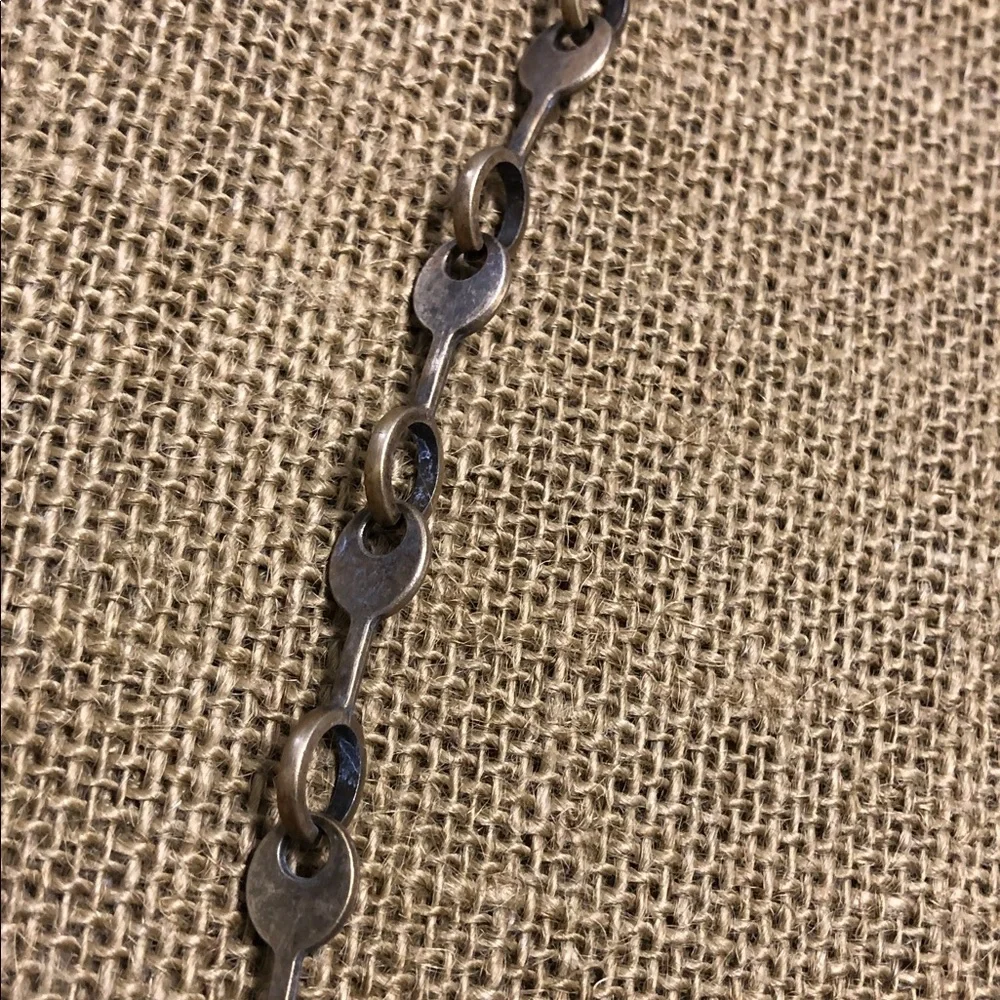 Vintage-Inspired Purple Multi-Stone Drop Necklace